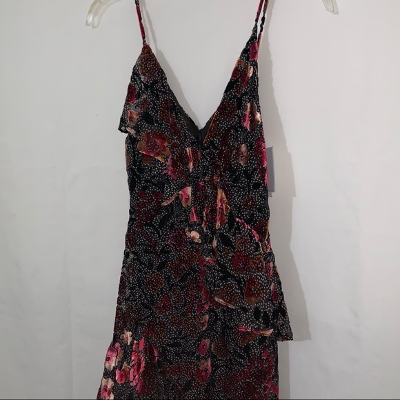 Jill Jill Stuart Velvet Devore Floral Midi Dress - Picture 6 of 12